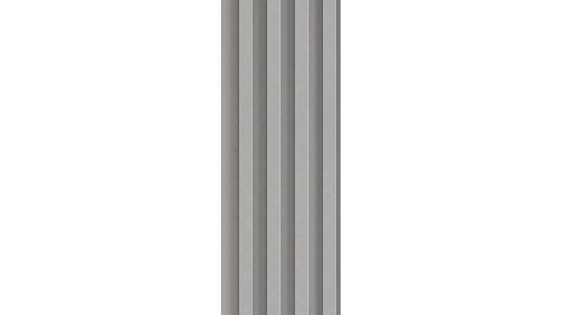 planeo Revêtement mural plastique Panneaux à lamelles M - MPC Tech Grey 16x265