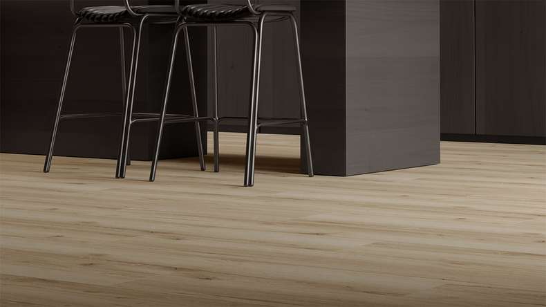 planeo WPC Sol PVC clipsable - PUREtec MAX 70 EIR Classic Light Oak | Isolation phonique intégrée (RP-A50-6)