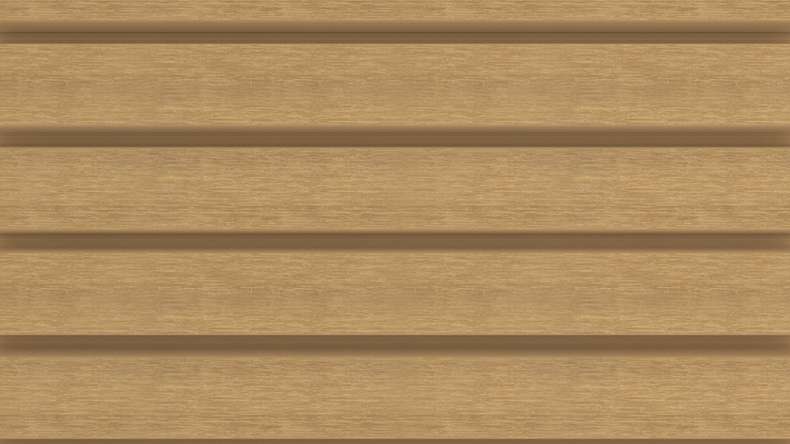 planeo LINEA Wide - Bardage de façade en WPC CoEx, couleur sable, 2900 x 181 mm