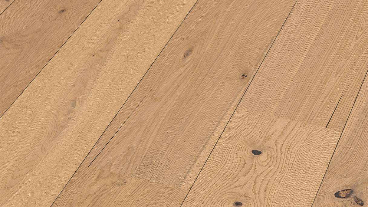 Sol en bois MEISTER Lindura HD 400 - 08916 Chêne authentique caramel vernis ultra mat 2200 x 270 x 11 mm (500214-2200270-08916)