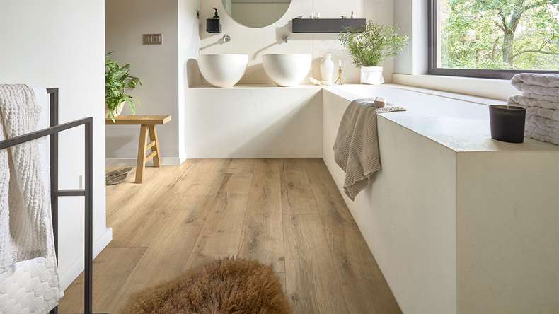Sol design MEISTER MeisterDesign. next DD 500 S - 06439 Chêne fissuré Terra | Isolation phonique intégrée (400054-1287220-06439)