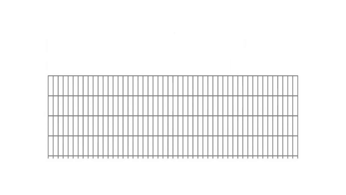 Panneau double fil lourde 8/6/8 galvanisée à chaud Hauteur - 830 x 2510 mm