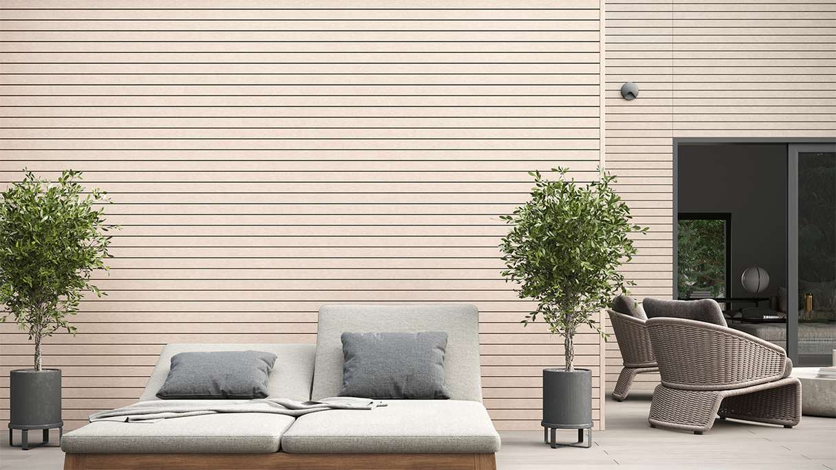 planeo Fassado - Revêtement de façade BPC Nature White 5m (PBF-C123)