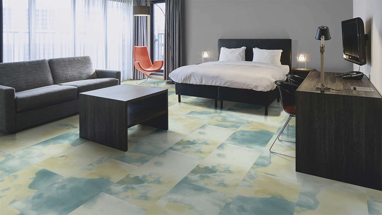 Forbo Allura Material 55 Vinyle adhésif - Calming Sky (638741DR5_con)