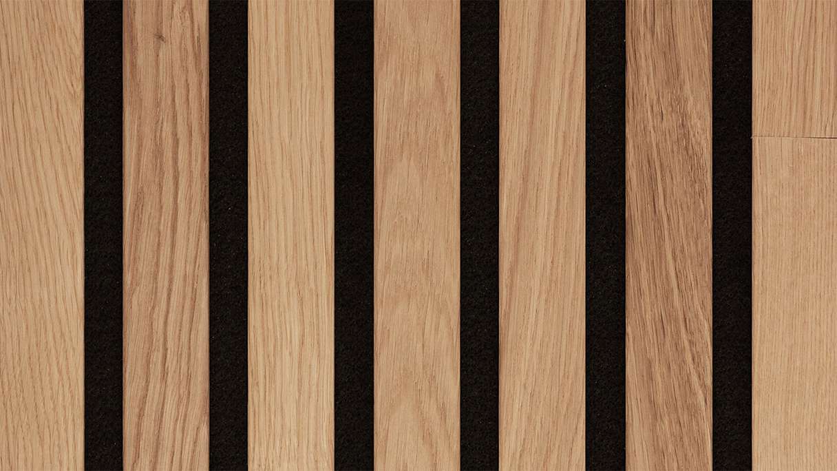 MEISTER Panneaux acoustiques Acoustic Sense WOOD - Chêne Pure 4311 - 260 x 33 cm