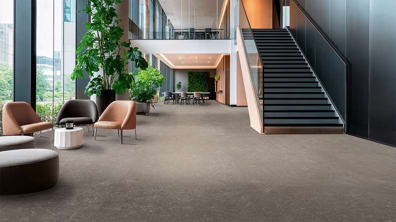 Revêtement de sol industriel Gerflor - Creation 70 Connect Dock Taupe (36900087)