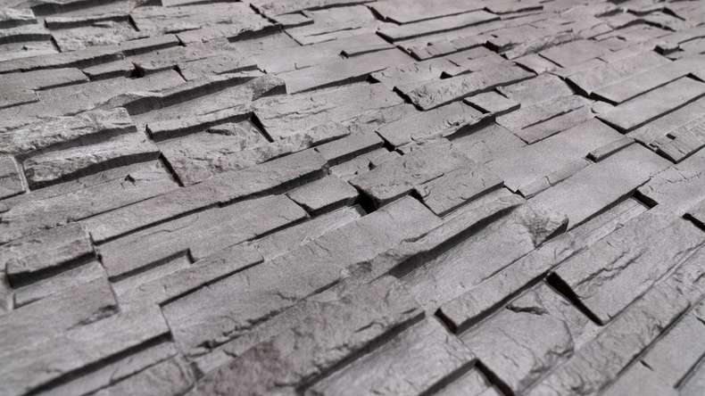 planeo revêtement mural aspect pierre - NovikStone DS Anthracite - 1054 x 334 mm