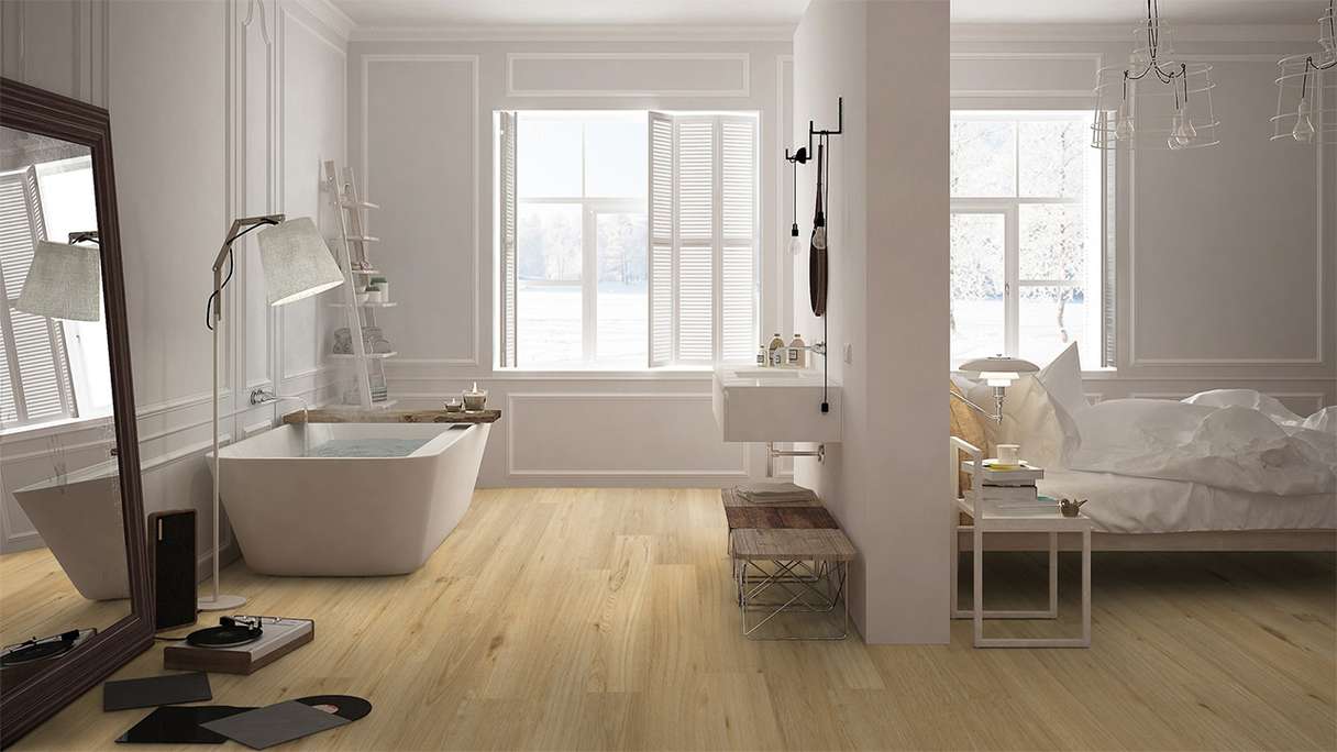 Gerflor Sol PVC clipsable - Virtuo 30 Rigid Acoustic Sakia | isolation phonique intégrée (39121118)