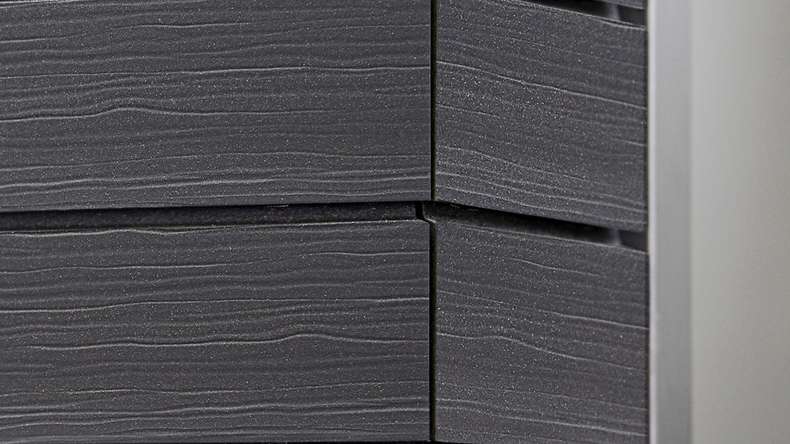 planeo Fassado - bardage composite façade gris basalte Prime XXL 4 m