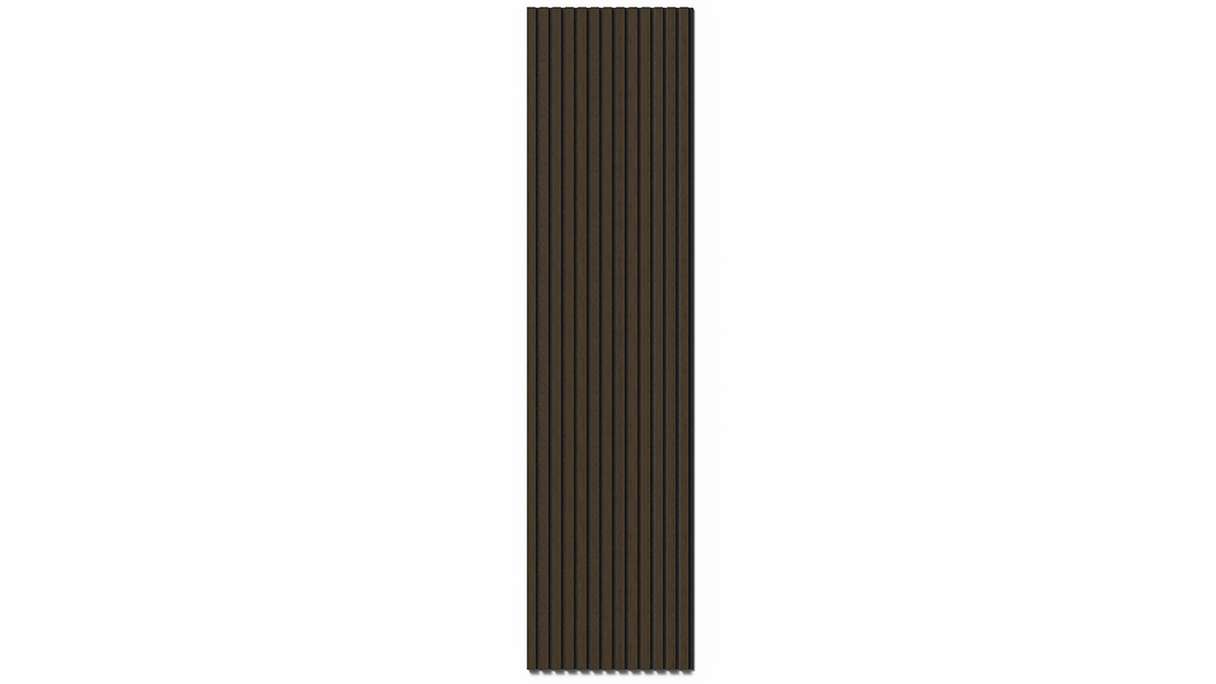 planeo Panneaux acoustiques - chêne fumé 2480 x 600 x 21.5 mm | ignifugé