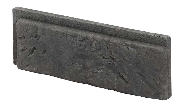 planeo StoneWall Solid Latte de pierre - Graphite