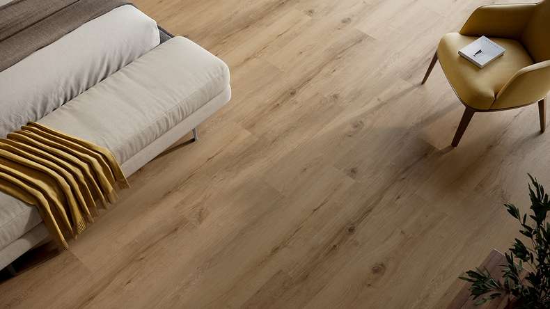 planeo Vinyle à clic rigide - HOMEtec Basic 30 IXPE Classic Oak | Isolation phonique intégrée (RP-E30-2)