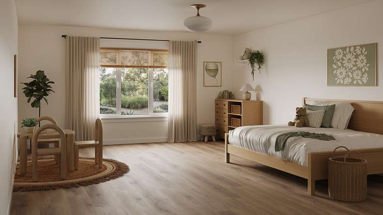 planeo Sol PVC rigide clipsable - Chêne Chania Plancher XL de 1,82 m de long (P72206U)