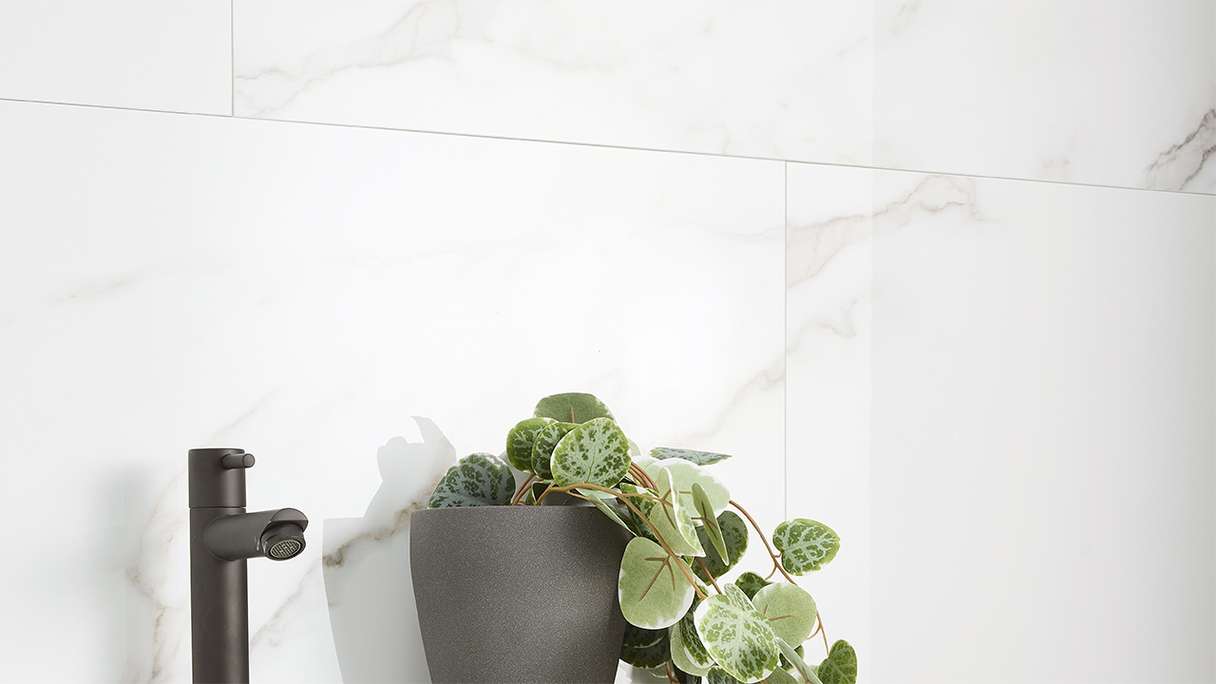 planeo StrongWall - Revêtement mural plastique Trapanesi 65 x 37,5 cm brillant