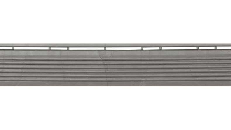 planeo partie latérale pour carreaux de terrasse à clipser 40 x 40 cm - gris foncé