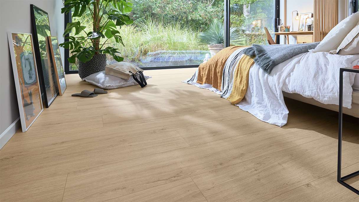 Sol design MEISTER MeisterDesign. next DD 500 S - 07122 Chêne de roche sable | Isolation phonique intégrée (400054-1287220-07122)