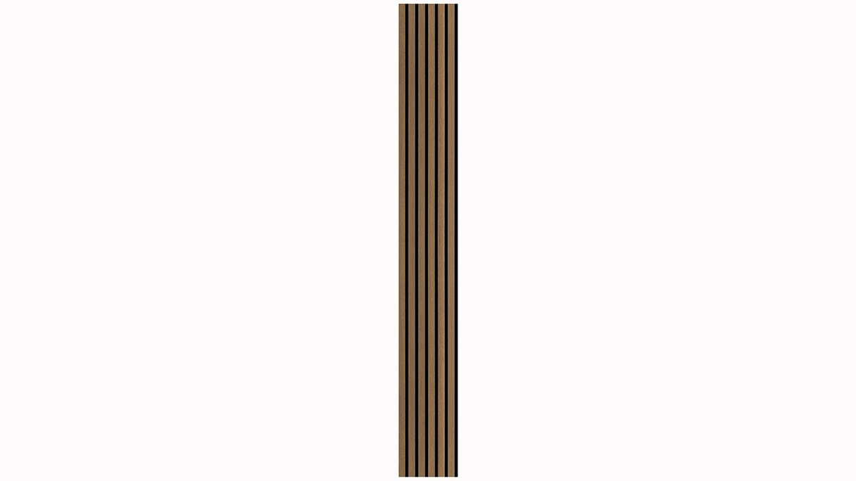 Skaben Panneau acoustique SilentWall Comfort Light - Chêne rustique - 250 x 30 cm
