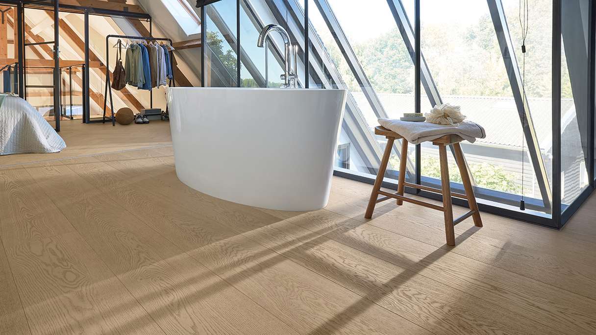 Sol en bois MEISTER Lindura HD 400 - 20224 Chêne naturel gris sable ultra-mat 2200 x 270 x 11 mm (500214-2200270-20224)