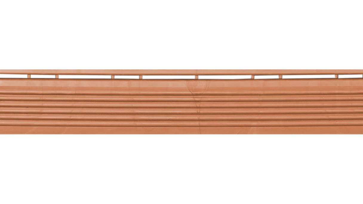 planeo partie latérale pour carreaux de terrasse à clipser 40 x 40 cm - terracotta