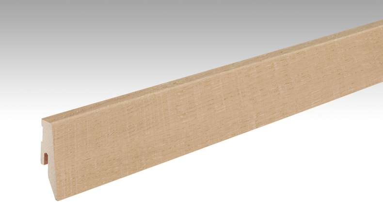 MEISTER Plinthes Profilé 3 PK Chêne lasuré blanc 1282 - 2380 x 60 x 20 mm (200049-2380-01282)