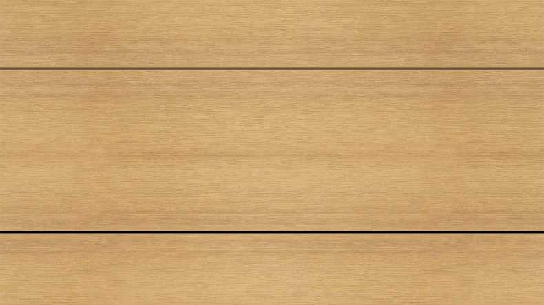 planeo UNIDeck - Lame de terrasse en WPC CoEx, couleur sable, 3 m - texturée/brossée lisse