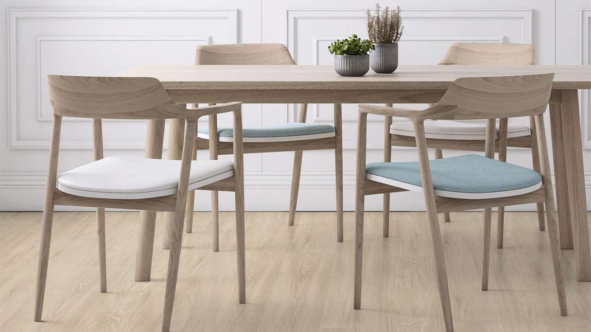 Gerflor Sol PVC clipsable - Virtuo 30 Rigid Acoustic EIR Blomma Light | isolation phonique intégrée (39131464)