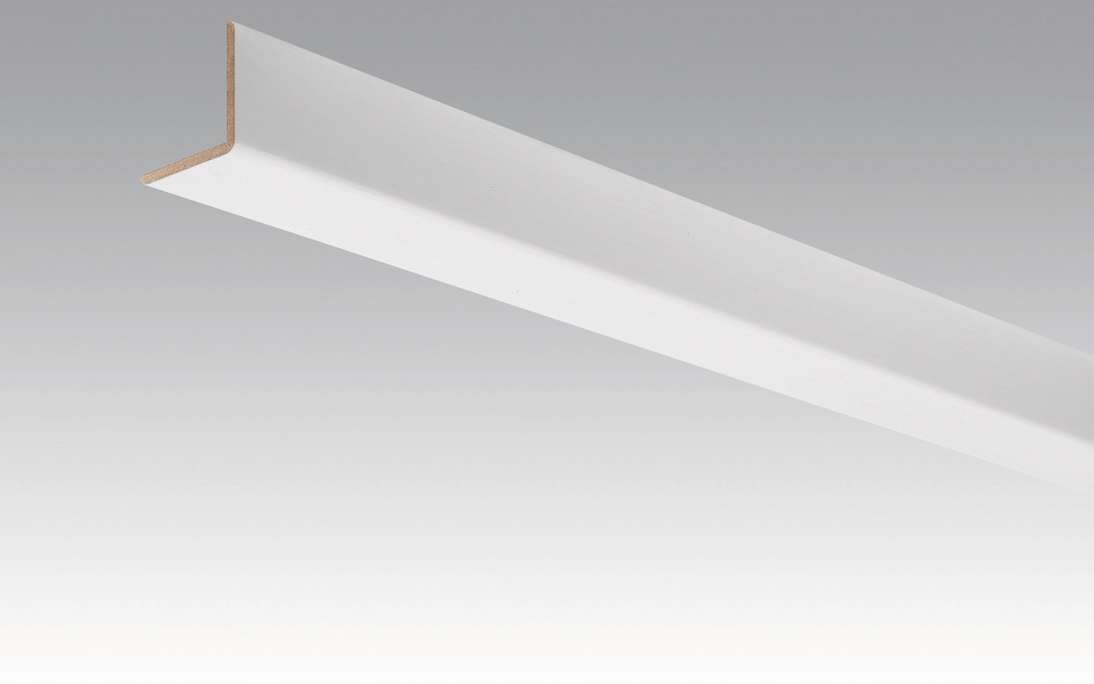 Plinthes MEISTER plinthes d'angle Whiteline 4074 - 2380 x 33 x 3,5 mm
