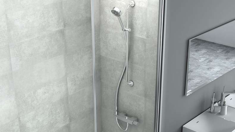 Skaben DesignWall Aqua Revêtement mural plastique - Béton 60 x 30 cm