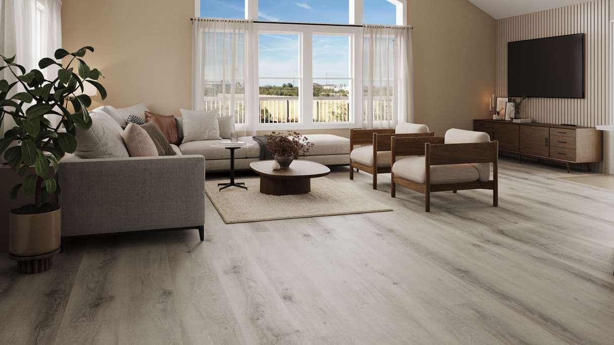 planeo Sol PVC rigide clipsable - Chêne Rhodos Plancher XL de 1,82 m de long (P52206U)