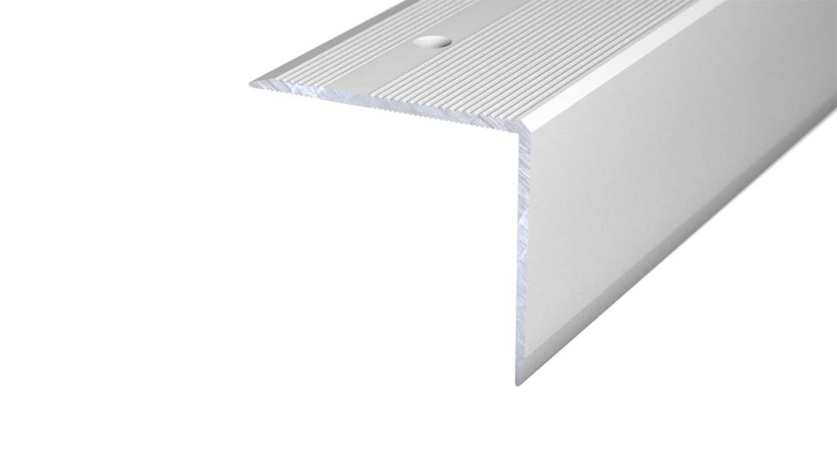 planeo Profilé pour nez de marche 492 Argent 250 cm