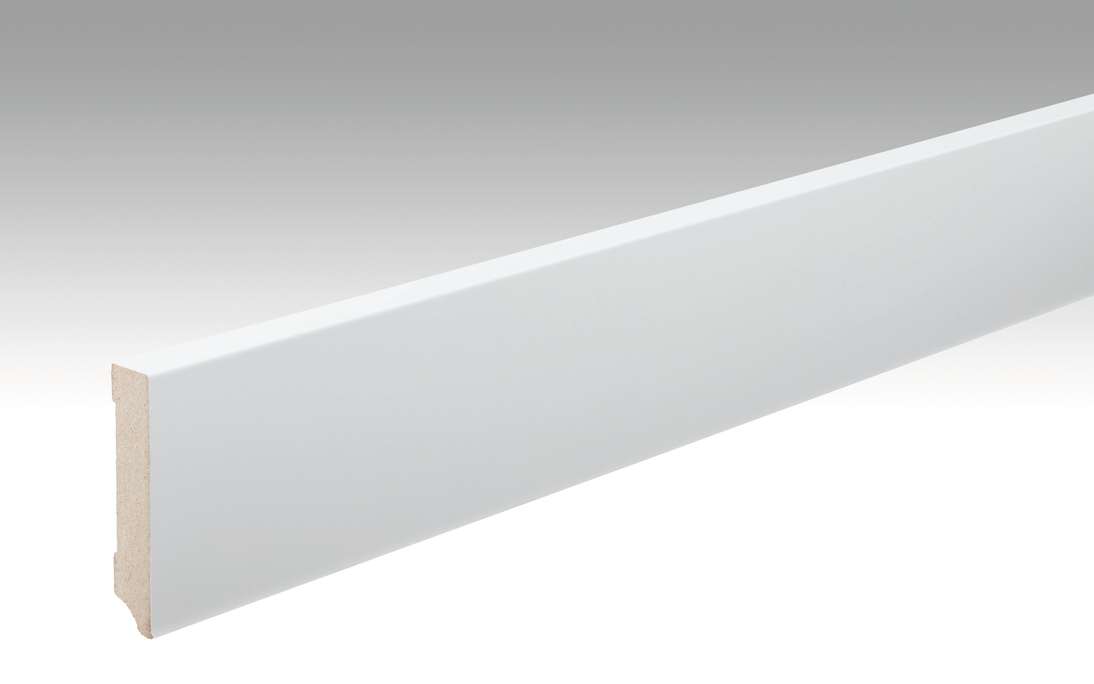 Plinthes MEISTER Blanc à peindre DF 2222 - 2380 x 70 x 14 mm