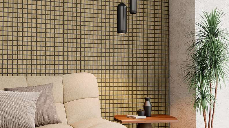 Skaben Panneau acoustique SilentWall Cube - Chêne brun clair - 61 x 61 cm