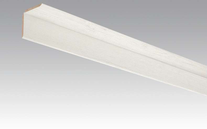 Plinthes MEISTER plinthes pliées pin blanc arctique 4099 - 2380 x 70 x 3,5 mm