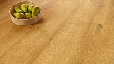 planeo Vinyle à clic rigide - SolutionX 2in1 BigSize Maison Oak Plancher XL de 1,83 m de long | Isolation phonique intégrée (ECF-BS-84)