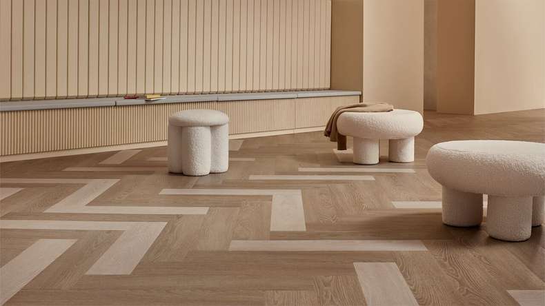 Forbo Allura Wood 40 Vinyle à coller - Bleached Timber (637406DR4_con)