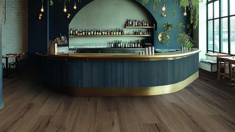 Gerflor vinyle à coller - Creation 30 Cedar Dark Brown