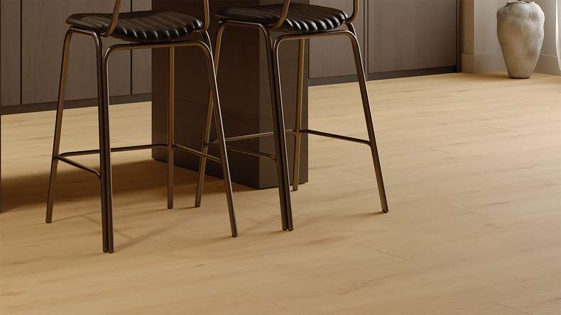 planeo WPC Sol PVC clipsable - PUREtec MAX 70 EIR Pure Golden Oak | Isolation phonique intégrée (RP-A50-7)