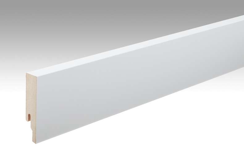 Plinthes MEISTER Uni blanc brillant DF 324 - 2380 x 80 x 18 mm