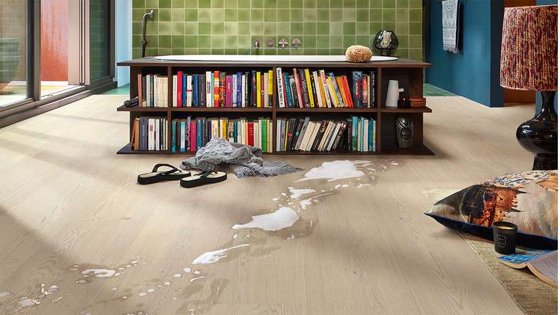 Sol en bois MEISTER Lindura HD 400 - 20228 Chêne animé crème de lait ultra-mat 2200 x 270 x 11 mm (500214-2200270-20228)