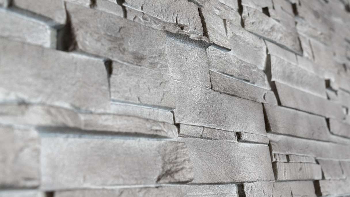 planeo revêtement mural aspect pierre - NovikStone DS Basalte - 1054 x 334 mm