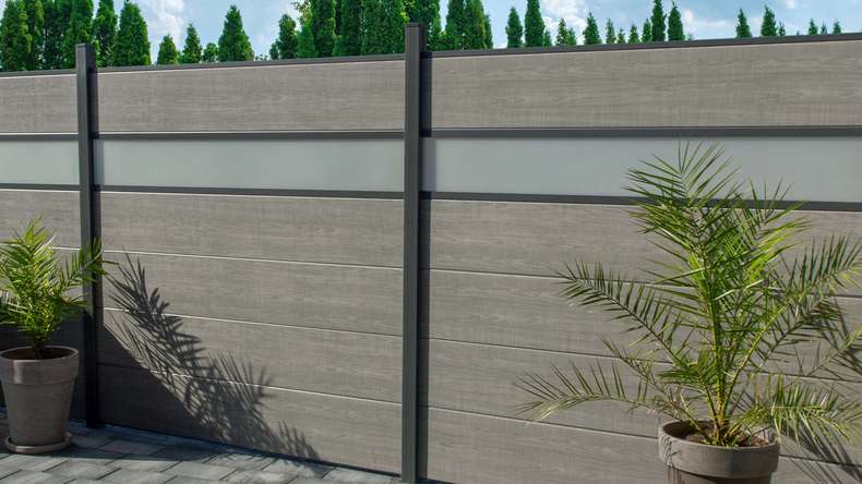 planeo Gardence Simply - Profilé simple Grey Ash Cut