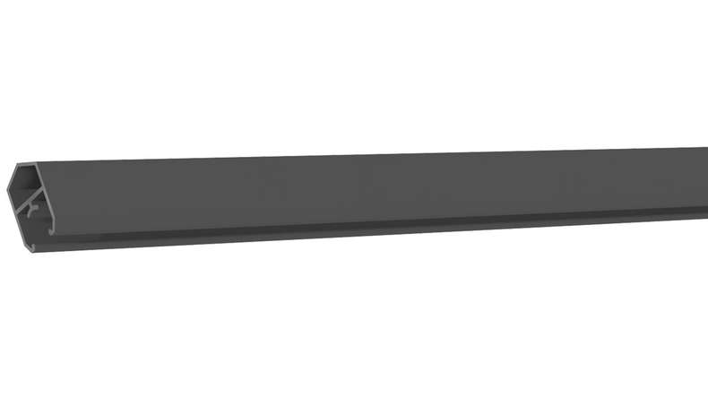 planeo Gardence Strong - Profilé de finition anthracite 180 cm