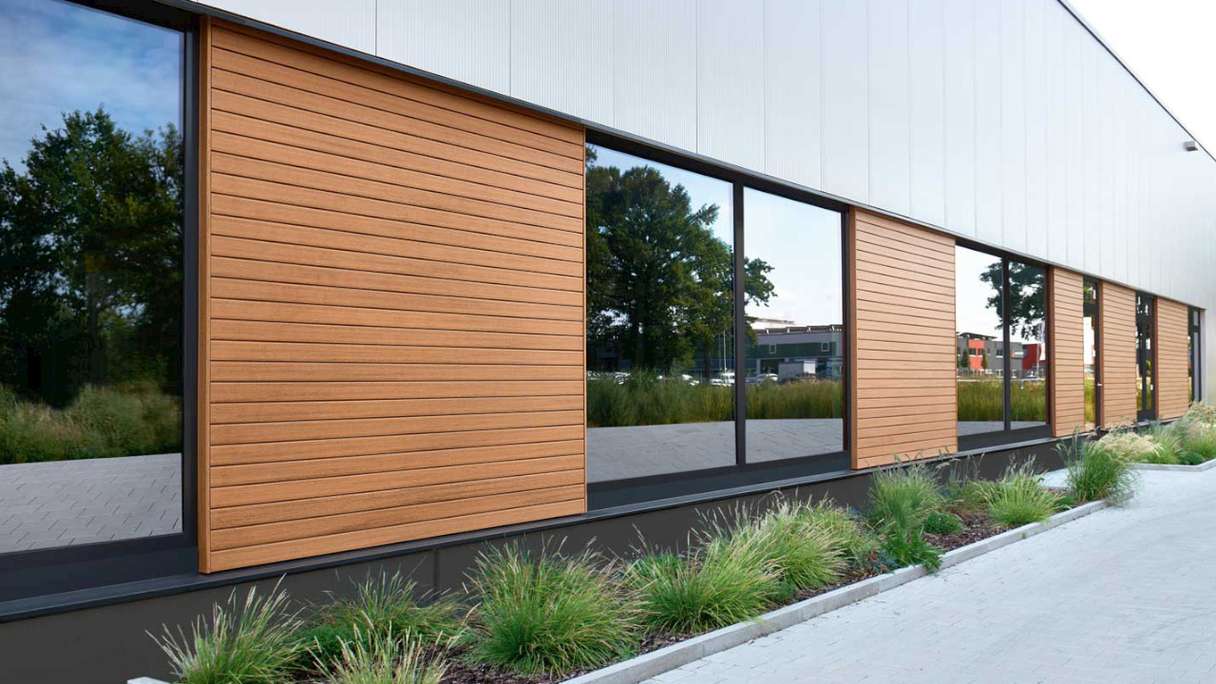 planeo Fassado - bardage façade composite brun petit 6 m
