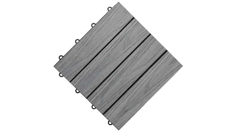 planeo carreau terrasse composite 3D - anthracite