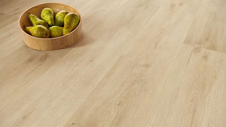 planeo Vinyle à clic rigide - SolutionX 2in1 BigSize Château Oak Plancher XL de 1,83 m de long | Isolation phonique intégrée (ECF-BS-83)