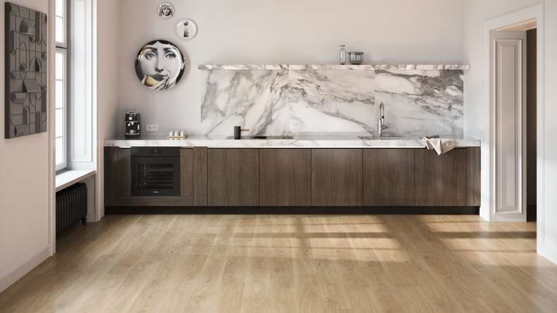 SKAVA rigide Sol PVC clipsable - Home London Oak | isolation phonique intégrée (LO-1105)