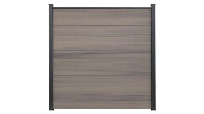 planeo Gardence Strong - Clôture composite à emboîter Carré Bi-Color co-ex