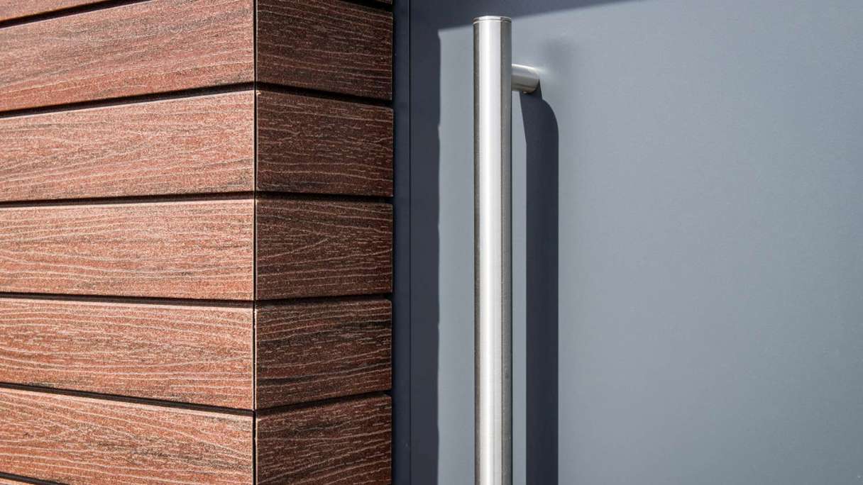 planeo Fassado - bardage composite façade Prime châtaigne brune