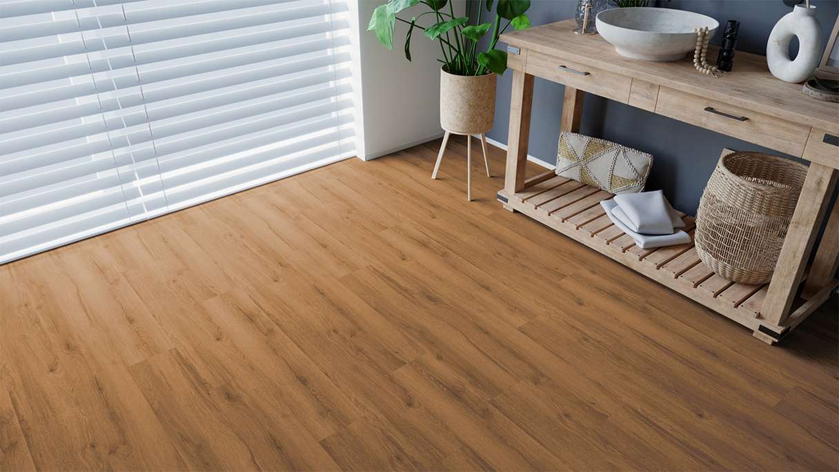 planeo Sol design à clipser - Eco Home&Health Rustic Oak Brown | Isolation phonique intégrée (LO-EK-02)