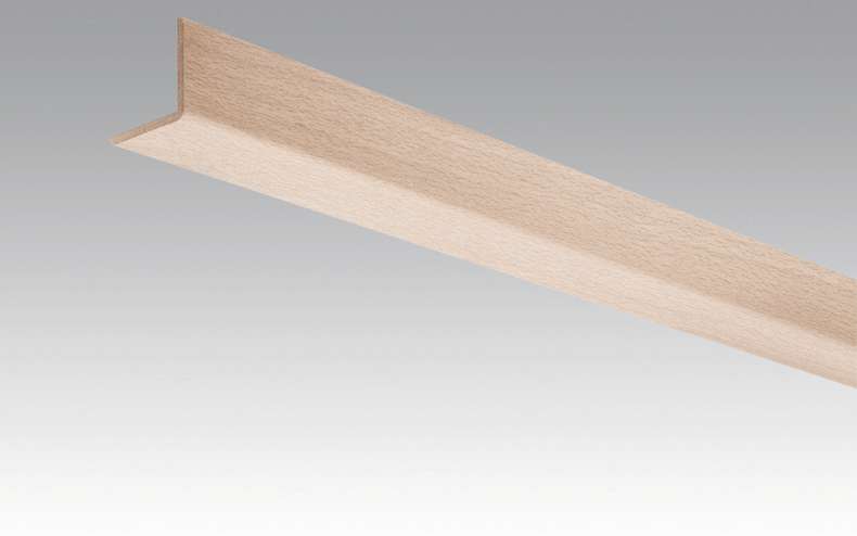 Plinthes MEISTER plinthes d'angle en hêtre pur 4094 - 2380 x 33 x 3,5 mm